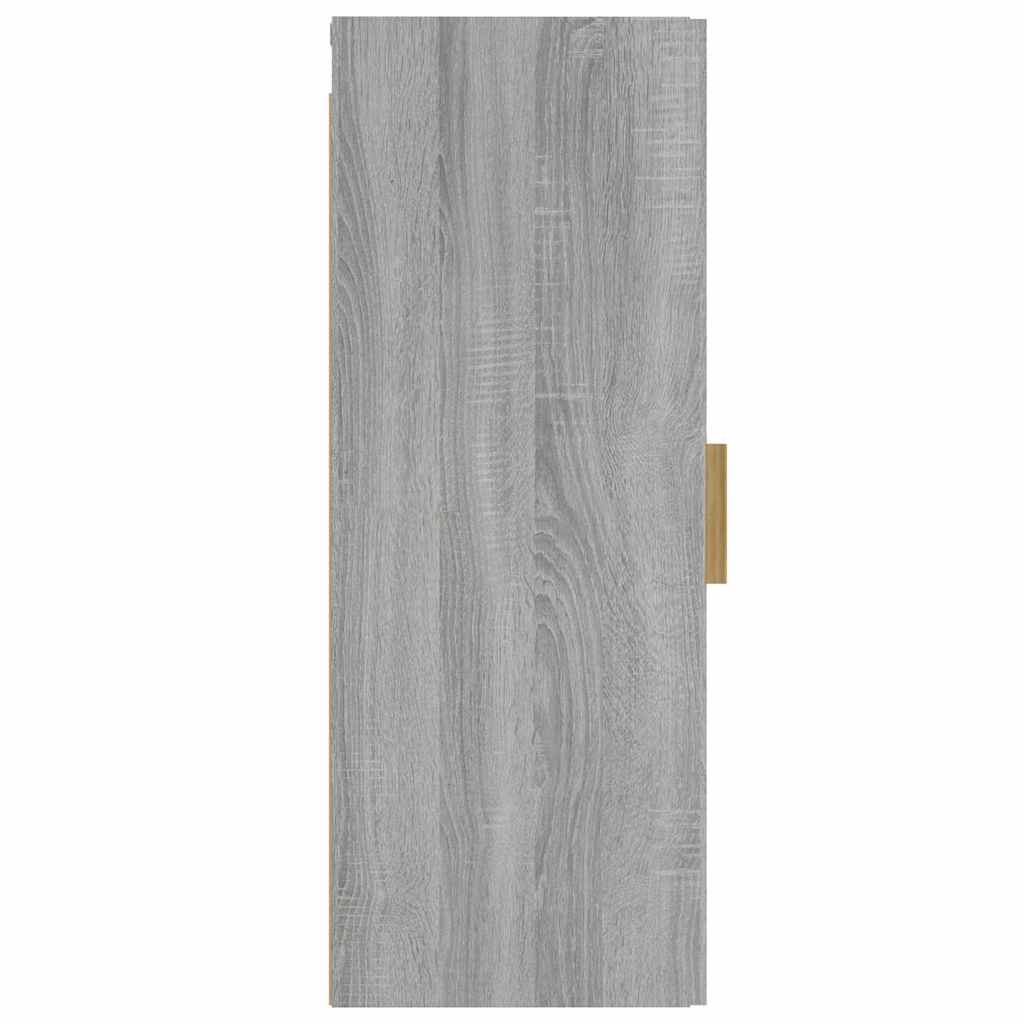 vidaXL Wall cabinet 34.5x34x90 cm engineered wood concrete grey