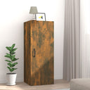 vidaXL Wandkast 34,5x34x90 cm bewerkt hout wit
