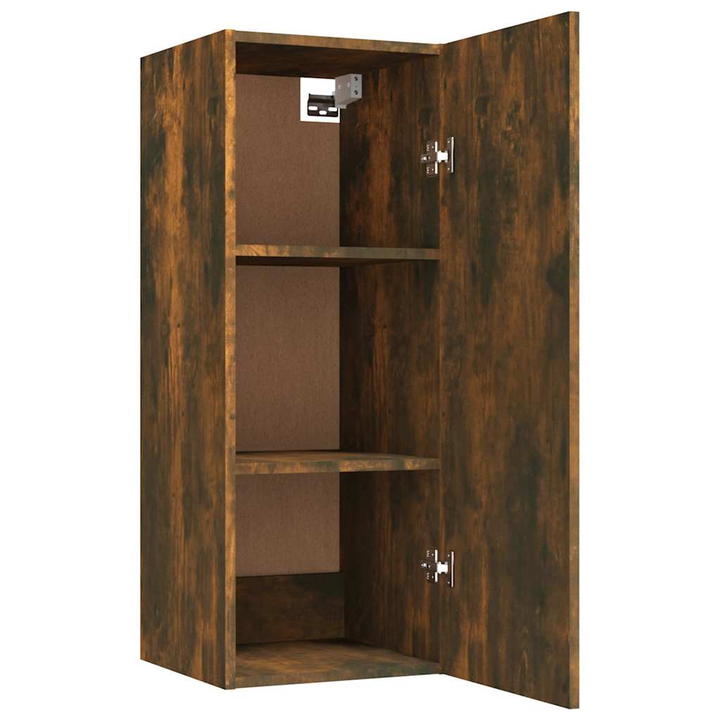 vidaXL Wandkast 34,5x34x90 cm bewerkt hout wit