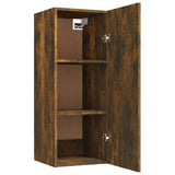 vidaXL Wandkast 34,5x34x90 cm bewerkt hout wit