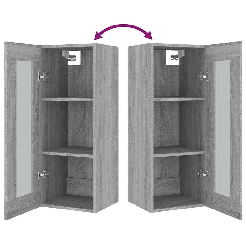 vidaXL Wandkast 34,5x34x90 cm wit