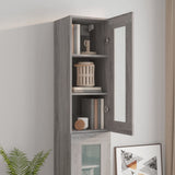 vidaXL Wandkast 34,5x34x90 cm wit