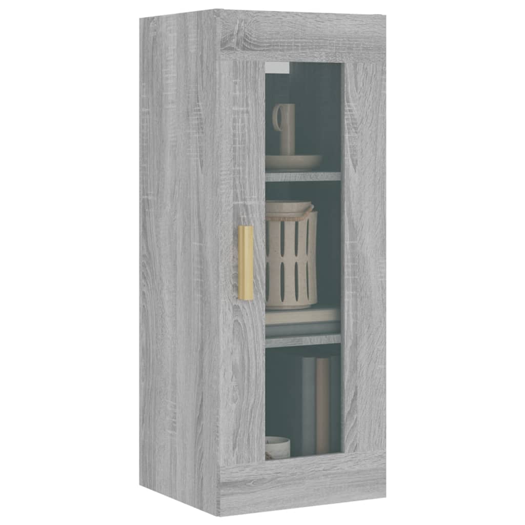 vidaXL Wandkast 34,5x34x90 cm wit