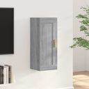 vidaXL Wandkast 35x34x90 cm bewerkt hout wit