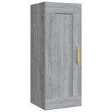 vidaXL Wandkast 35x34x90 cm bewerkt hout wit