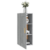 vidaXL Wandkast 35x34x90 cm bewerkt hout wit