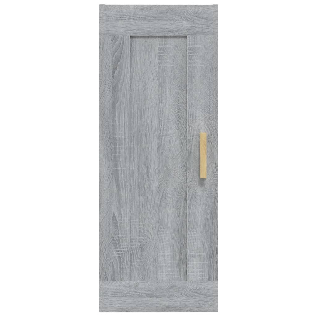 vidaXL Wandkast 35x34x90 cm bewerkt hout wit