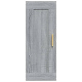 vidaXL Wandkast 35x34x90 cm bewerkt hout wit