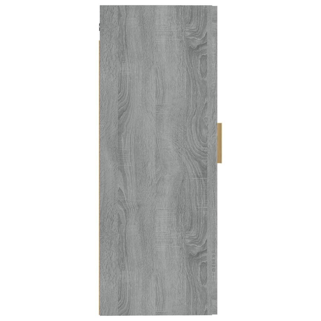 vidaXL Wandkast 35x34x90 cm bewerkt hout wit