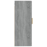vidaXL Wandkast 35x34x90 cm bewerkt hout wit