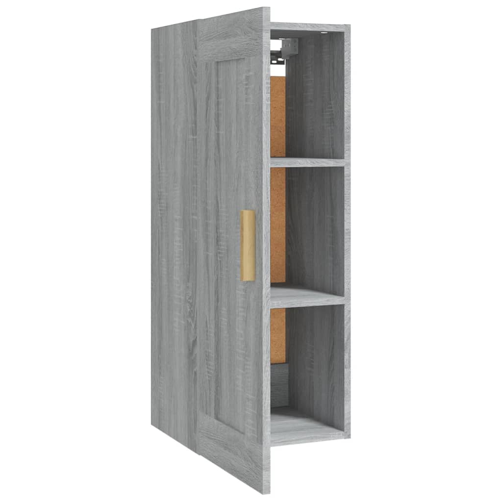 vidaXL Wandkast 35x34x90 cm bewerkt hout wit