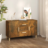 vidaXL Dressoir 100x36x60 cm bewerkt hout wit
