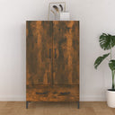 vidaXL Hoge kast 70x31x115 cm bewerkt hout wit