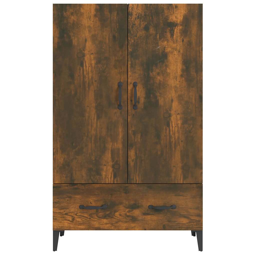 vidaXL Hoge kast 70x31x115 cm bewerkt hout wit