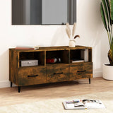vidaXL Tv-meubel 102x35x50 cm bewerkt hout wit