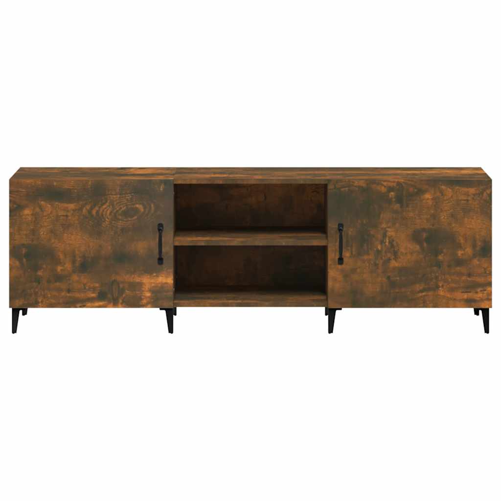 vidaXL Tv-meubel 150x30x50 cm bewerkt hout bruin eikenkleur