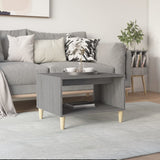 vidaXL Salontafel 60x50x40 cm bewerkt hout zwart