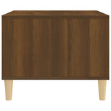 vidaXL Salontafel 60x50x40 cm bewerkt hout zwart