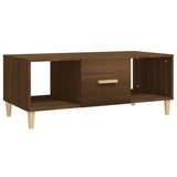 vidaXL Coffee Table 102x50x40 cm Engineered Wood White