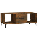 vidaXL Salontafel 102x50x40 cm bewerkt hout wit