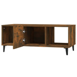 vidaXL Salontafel 102x50x40 cm bewerkt hout wit