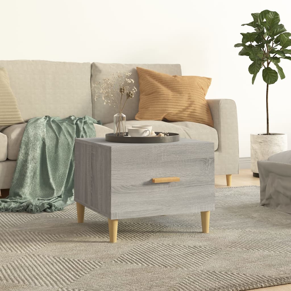 vidaXL Coffee Tables 2 pcs 50x50x40 cm engineered wood white