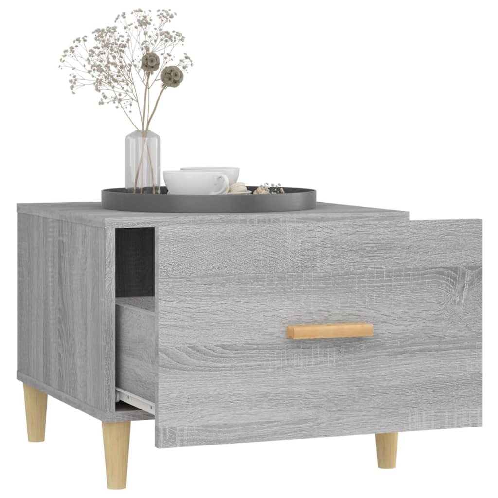 vidaXL Coffee Tables 2 pcs 50x50x40 cm engineered wood white