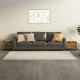 vidaXL Coffee Table with Metal Legs 50x50x40 cm White