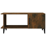 vidaXL Salontafel 90x50x40 cm bewerkt hout wit