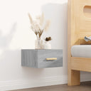 vidaXL Wall-Mounted Nightstand 35x35x20 cm White