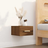 vidaXL Wall-Mounted Nightstand 35x35x20 cm White
