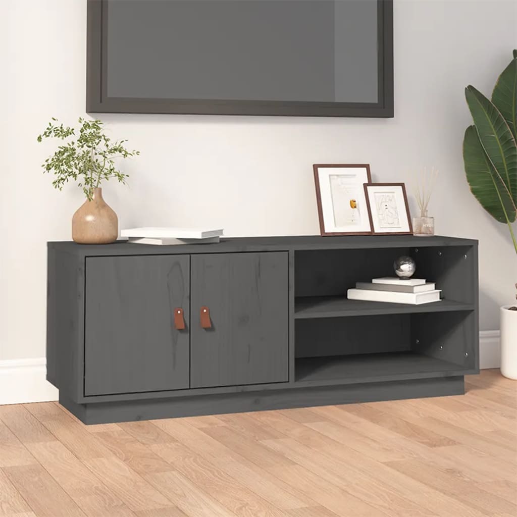vidaXL Tv-meubel 105x34x40 cm massief grenenhout
