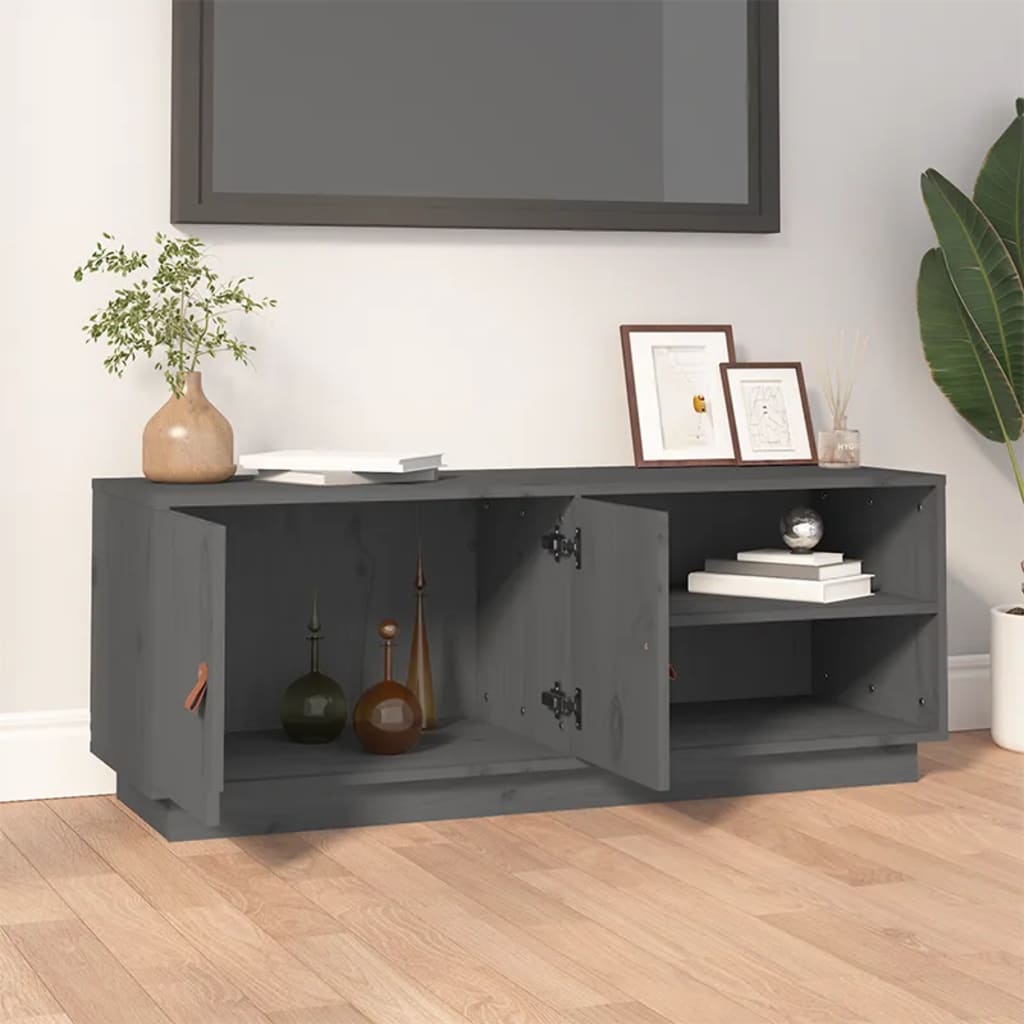 vidaXL Tv-meubel 105x34x40 cm massief grenenhout