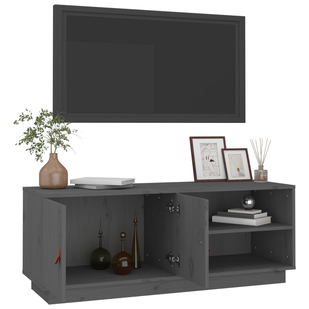 vidaXL Tv-meubel 105x34x40 cm massief grenenhout
