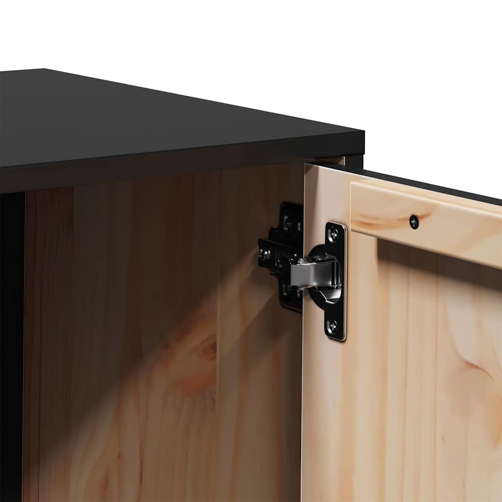 vidaXL Tv-meubel 80x34x40 cm massief grenenhout