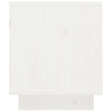 vidaXL Tv-meubel 70x34x40 cm massief grenenhout wit