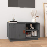 vidaXL Tv-meubel 70x34x40 cm massief grenenhout wit