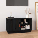 vidaXL Tv-meubel 70x34x40 cm massief grenenhout wit