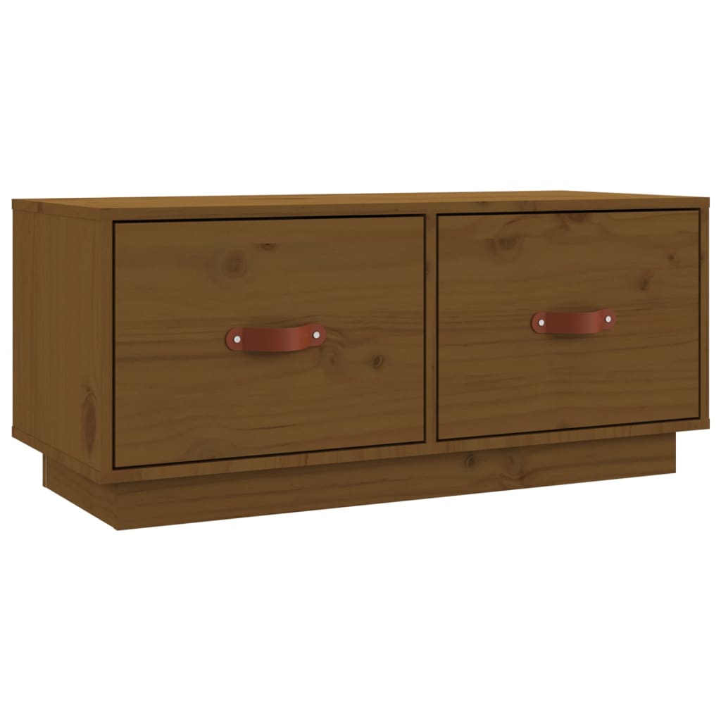 vidaXL Tv-meubel 80x34x35 cm massief grenenhout