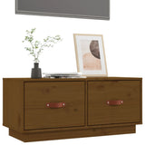 vidaXL Tv-meubel 80x34x35 cm massief grenenhout