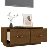 vidaXL Tv-meubel 80x34x35 cm massief grenenhout