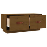 vidaXL Tv-meubel 80x34x35 cm massief grenenhout