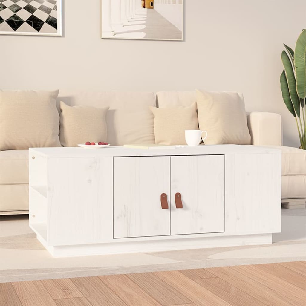 vidaXL Salontafel 100x50x41 cm massief grenenhout