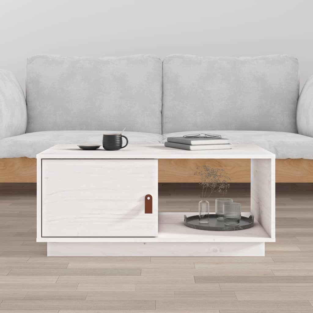 vidaXL Salontafel 80x50x35,5 cm massief grenenhout