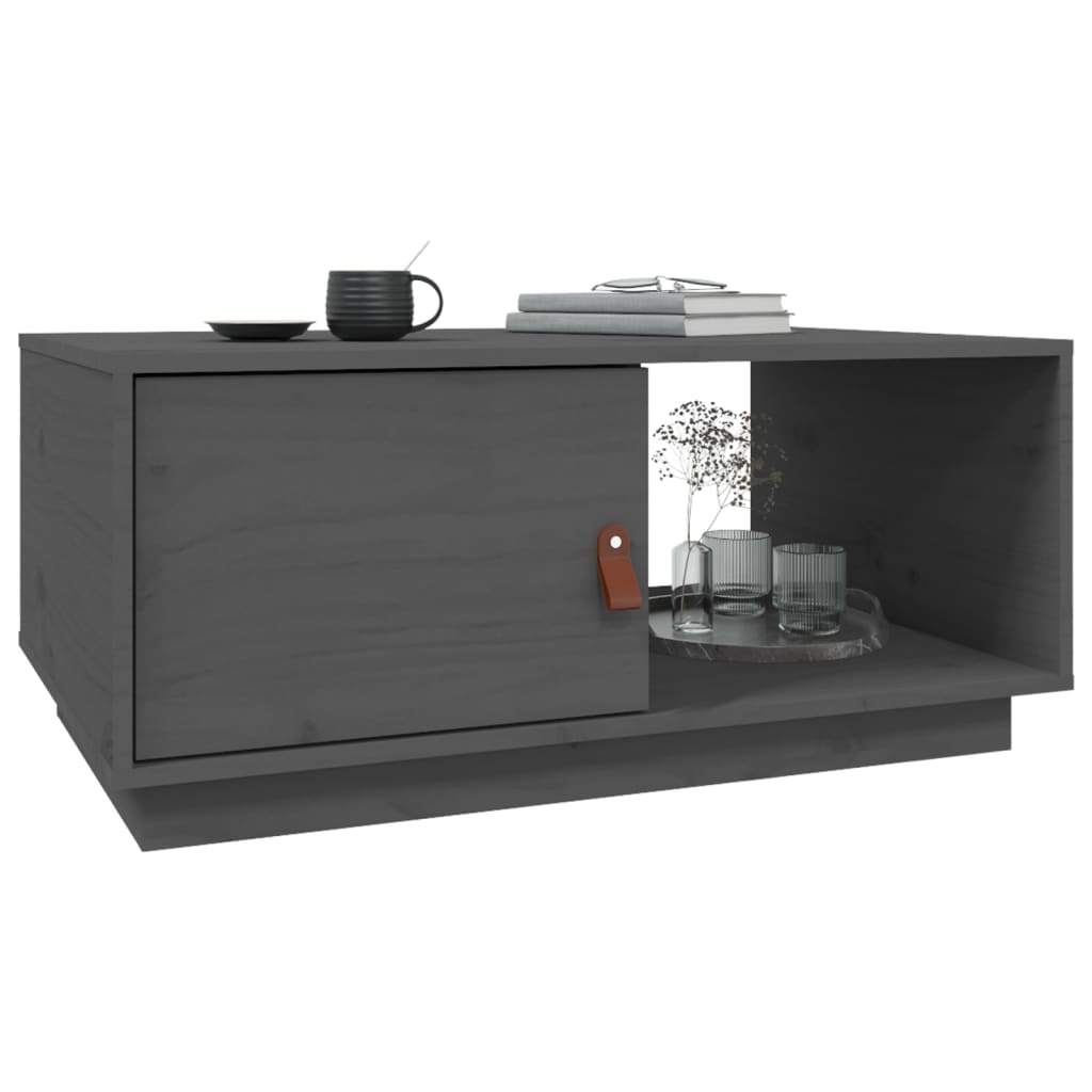 vidaXL Salontafel 80x50x35,5 cm massief grenenhout