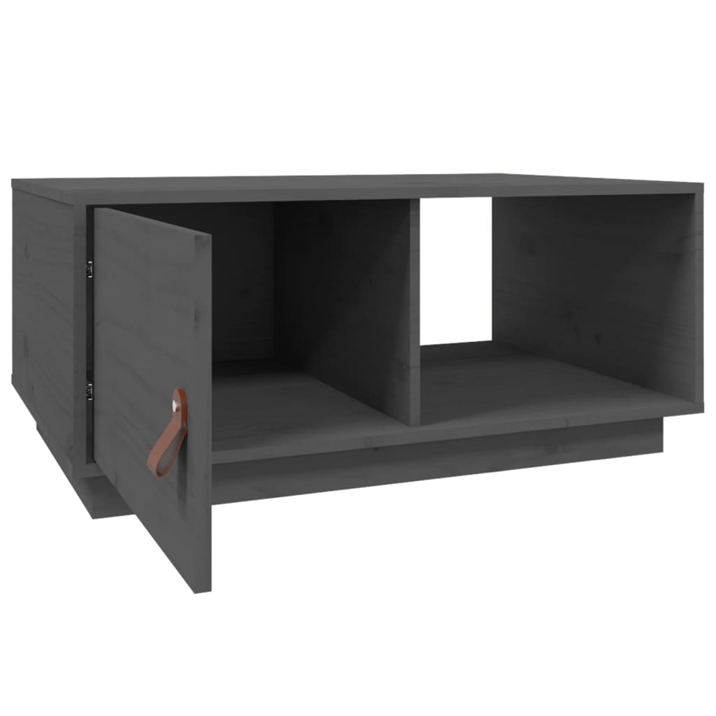 vidaXL Salontafel 80x50x35,5 cm massief grenenhout