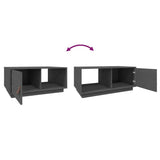 vidaXL Salontafel 80x50x35,5 cm massief grenenhout