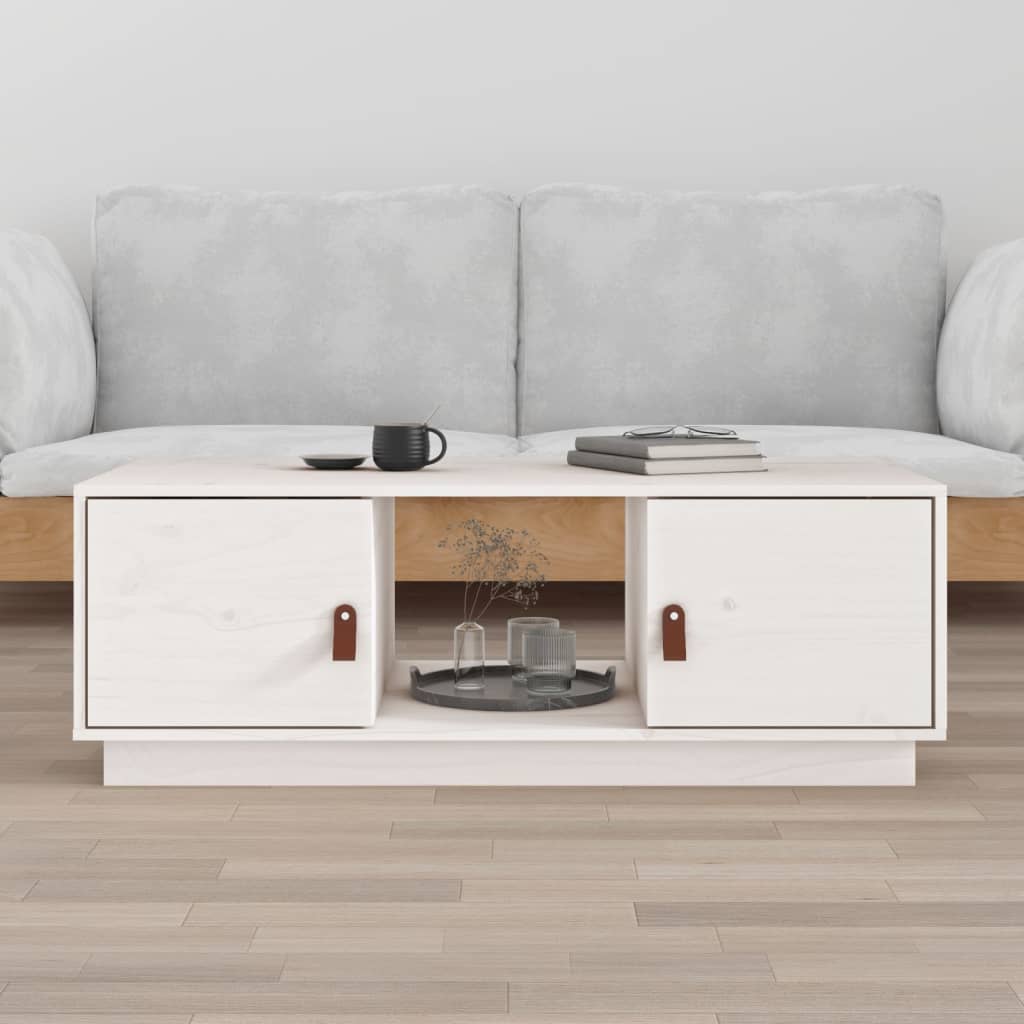 vidaXL Salontafel 100x50x35 cm massief grenenhout