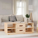 vidaXL Salontafel 100x50x41 cm massief grenenhout