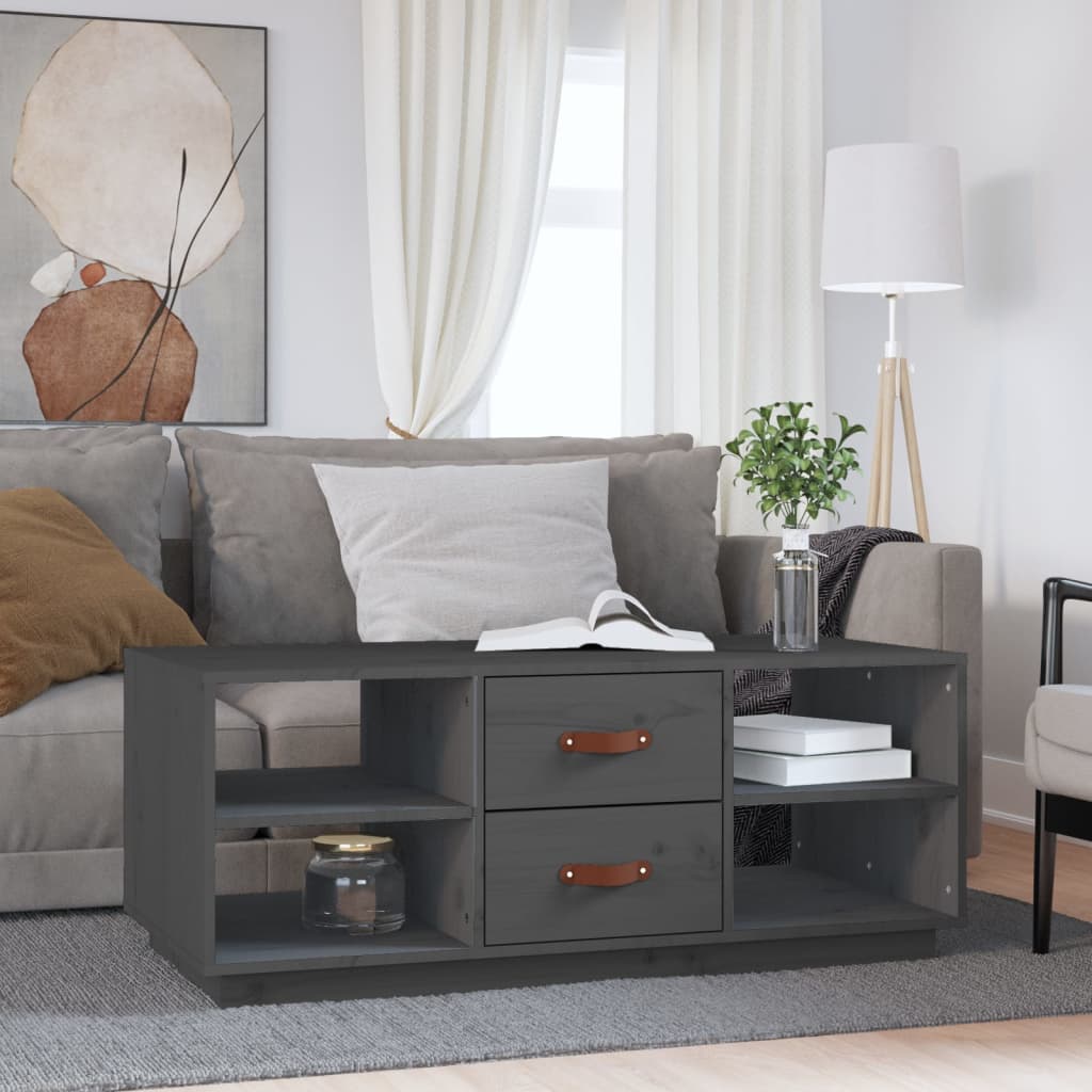 vidaXL Salontafel 100x50x41 cm massief grenenhout